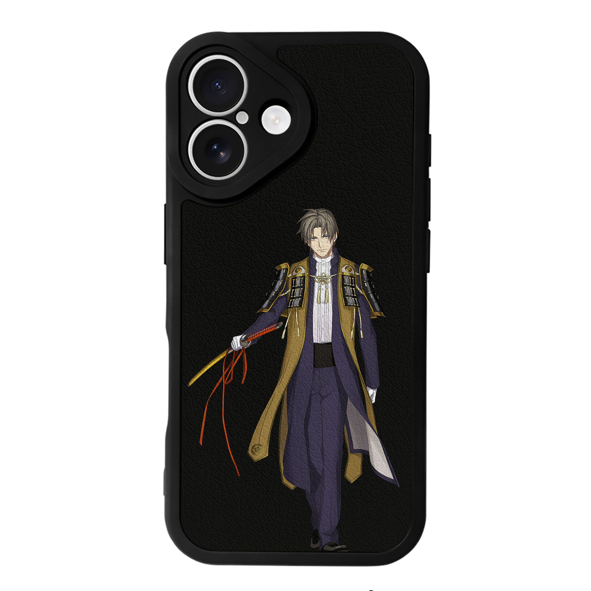 （画像用） 刀剣乱舞 Touken Ranbu 【iPhone 16シリーズ対応】シリコンスマホケース（レザー調） 材質：シリコン